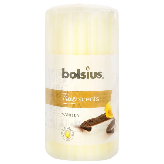 Свічка арома Ваніль цил.Bolsius