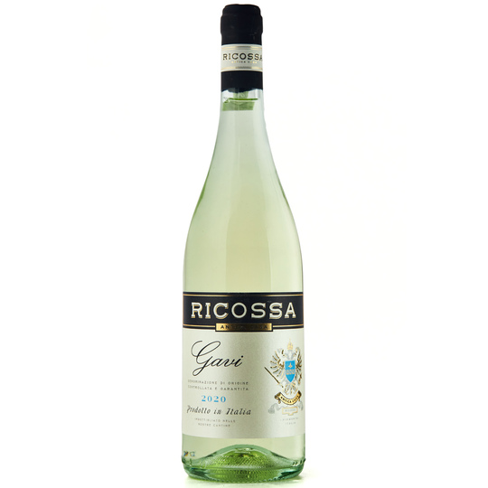 Вино Ricossa Gavi DOCG б.сух.12% 0,75л