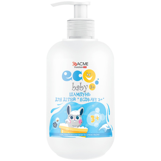 Шампунь д/дит.3+Ecobaby 500мл