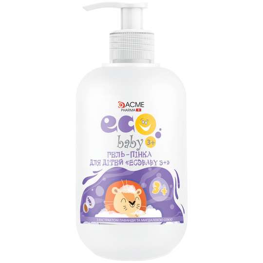 Гель-пінка д/дит.3+ Ecobaby 500мл