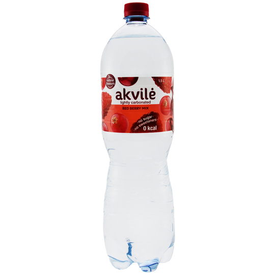 Вода сл/газ.Akvile Червоні Ягоди1,5л ПЕТ