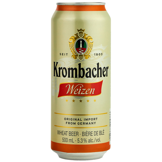 Пиво св.Krombacher Weizen 5,3% 0,5 з/б