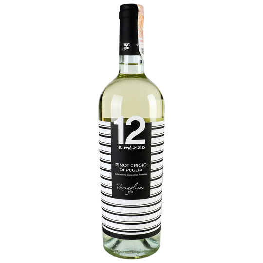 Вино 12EMezzo Pin.Grigio б/сух12,5%0,75л