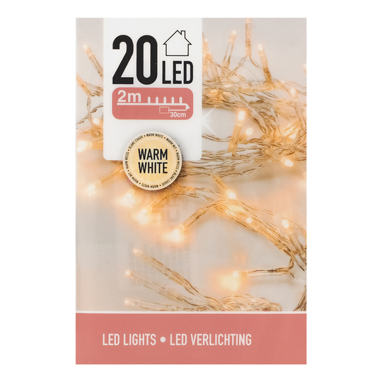 Гірлянда внутр.теп.біл.батар. KPMN 230см