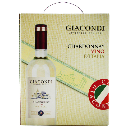 Вино Giacondi Шард.б.сух.11,5% 3л тет.