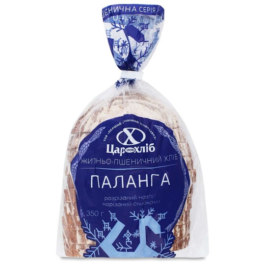 Хліб Паланга пол.нарізаний Цар Хліб 350г