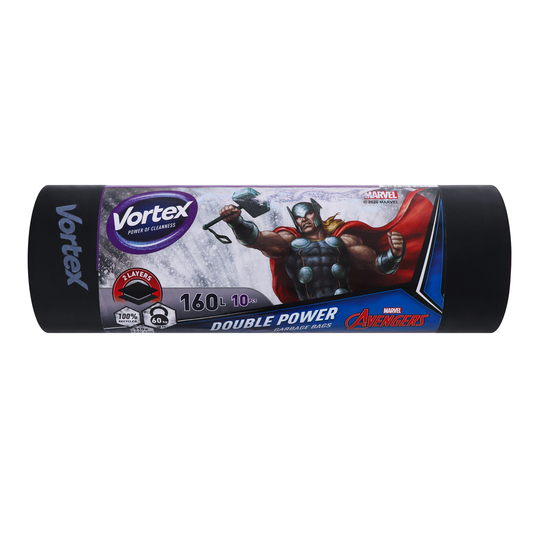 Пакети д/см.Vortex Max Thor ч.160л,10шт