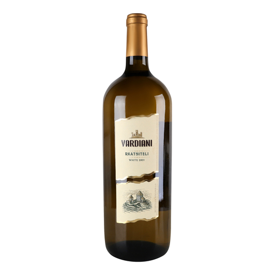 Вино Vardiani Ркацителі б.сух.14% 1,5л