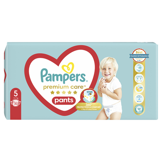 Підгузники Prem.PanюPampers 12-17кг 52шт