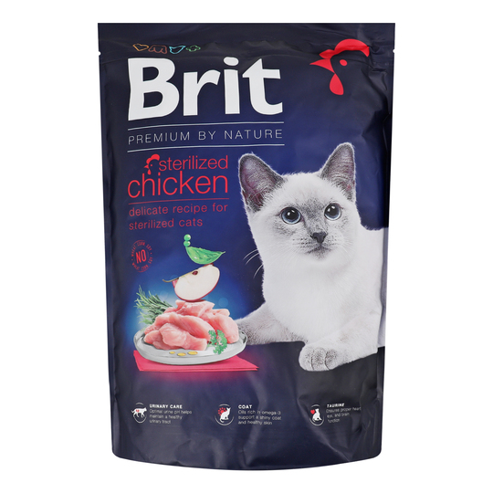 Корм сух.Бріт для стериліз.котів 1,5кг
