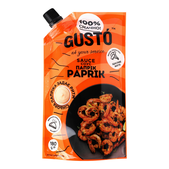 Соус Paprik Gusto д/п 180г