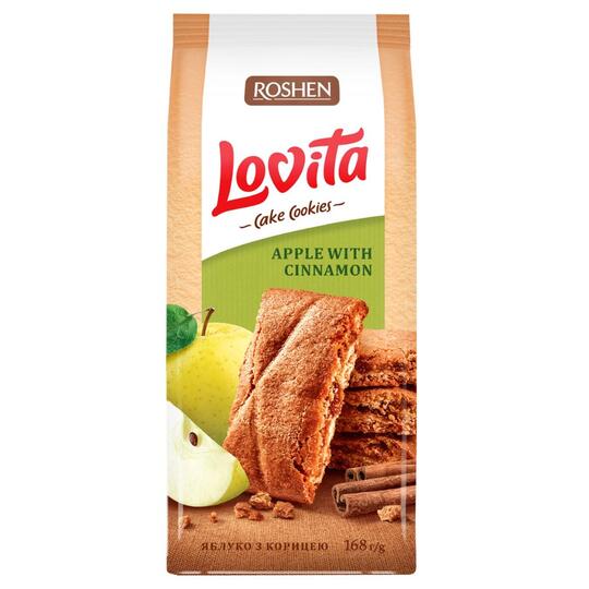 Печиво здобне Lovita ябл/кор.Roshen 168г
