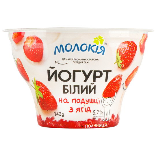 Йогурт 5,7%на под.полун.Молокія ст.140г