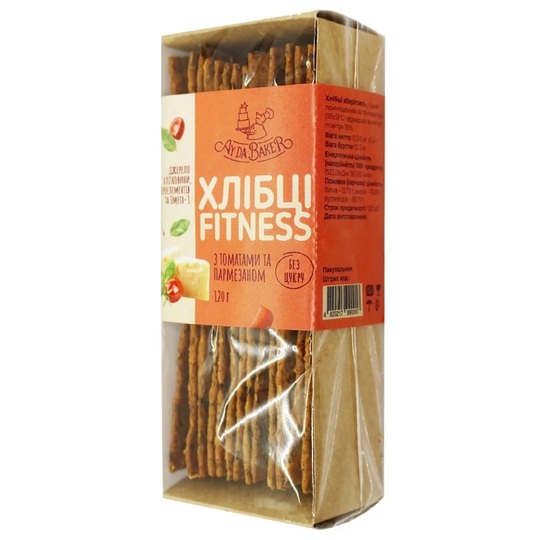Хлібці Фітнес том.парм Ай Да Бейкер 120г