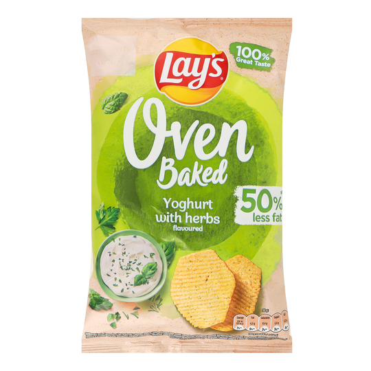 Чипси карт.йогурт трави baked Lay's 110