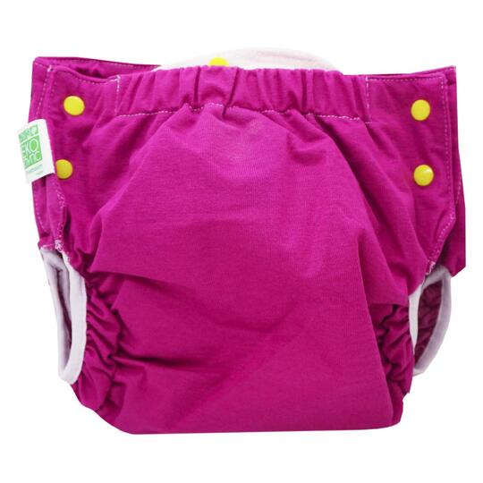 Підгузник трикотаж.фуксіяЕко Пупс 3-6кг