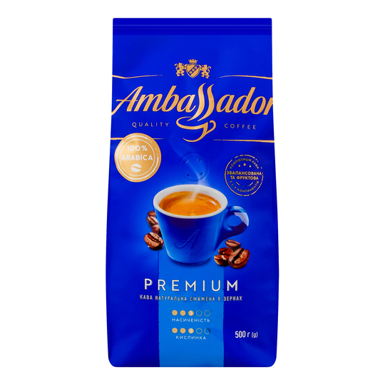 Кава в зернах Premium Ambassador 500г
