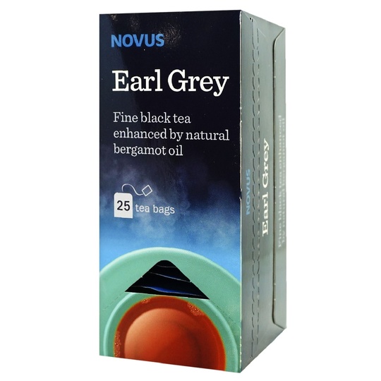 Чай чор.б. з бер.Earl Grey Novus 25*1 5г