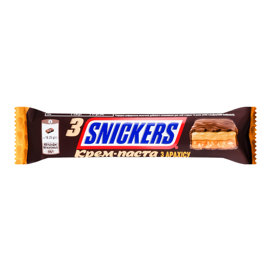 Батончик крімі з арах.мас.Snickers 54,7г