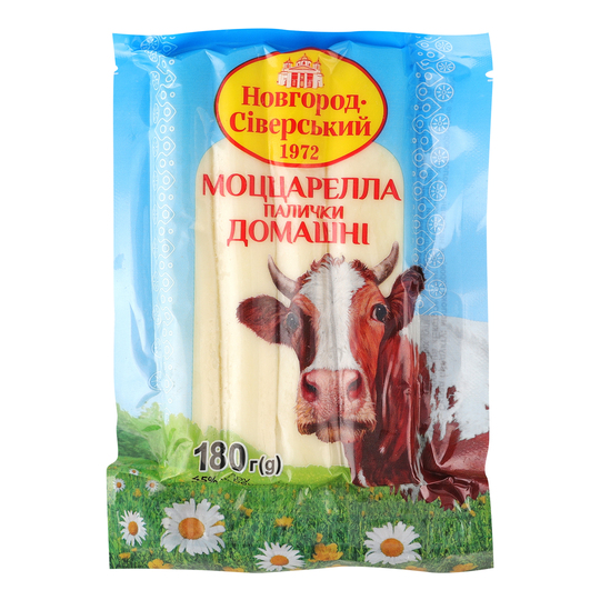 Сир м'як.45% Моццарелла НС пал.дом.180г