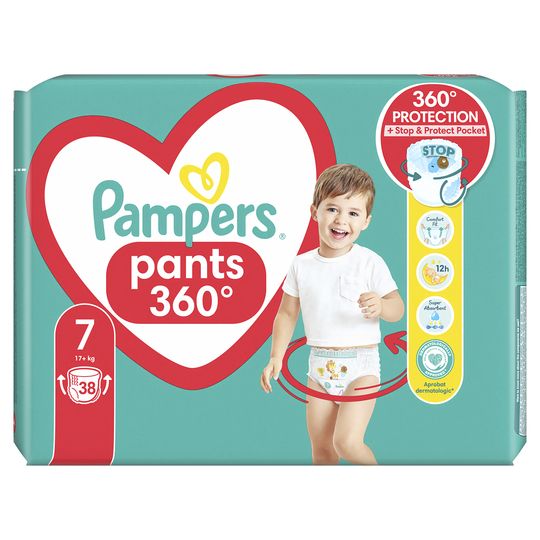 Підгузники Pants Gian.Pampers 17+кг,38шт