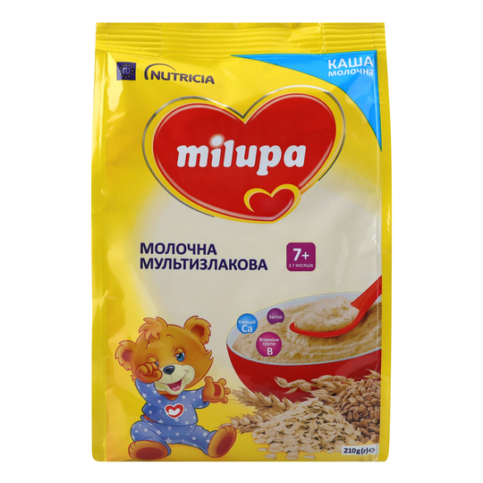 Каша мол.суха від 7міс.Milupa 210г