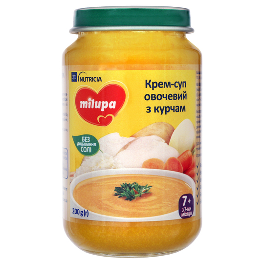 Суп-пюре ов.з кур.від 7м.Milupa 200 г