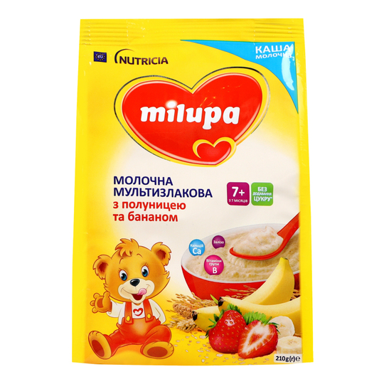 Каша мол.мульт.пол.бан. Milupa м.уп.210г