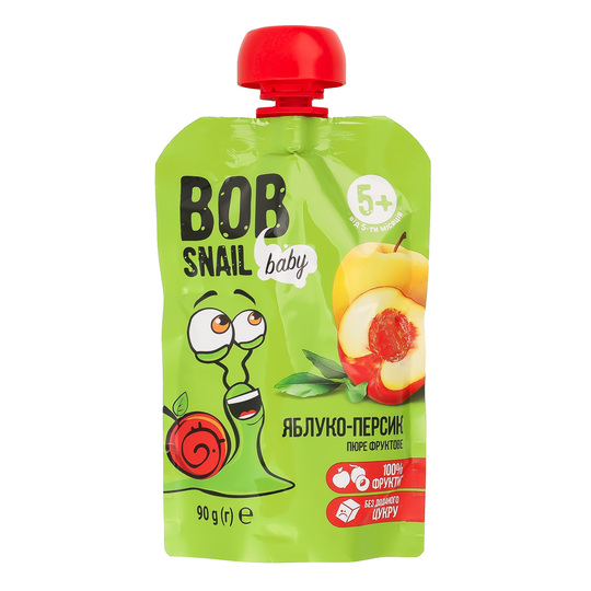 Пюре фр.Ябл/Перс від 5м.Равлик Боб 90г