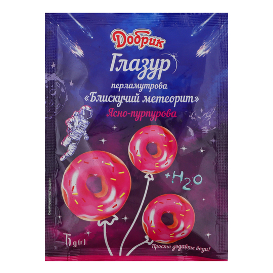 Глазур металізована Мікс 75г