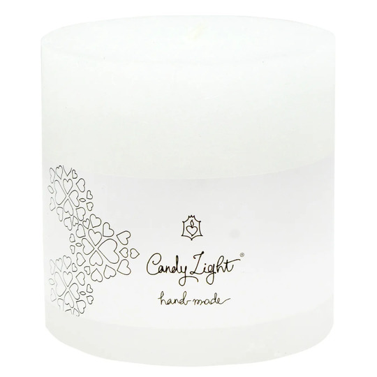 Свічка цил.CandyLight біла C10*10/1-1.1