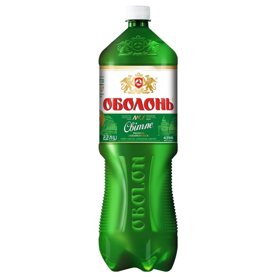 Пиво св.Оболонь 4,5% пет 2,2 л