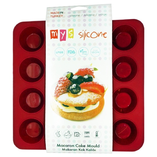 Форма силікон.д/випіч.Макарон Mys 16 шт
