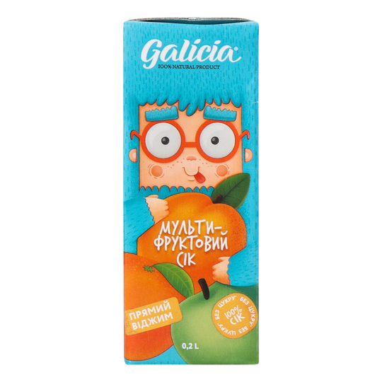 Сік Galicia Мультифруктовий 0,2л