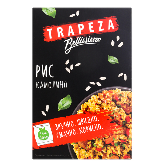Рис шліфов.Камолино Египет Трапеза 5х80г