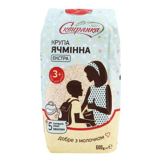Крупа ячмінна екстра Сквирянка 600г