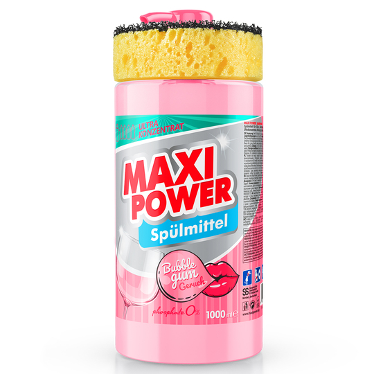 Засіб д/мит пос.Maxi Power Баблгам 1л