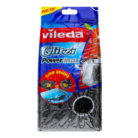 Губка-металева Inox PowerPad Vileda 2шт