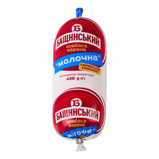 Ковбаса мол.варена в/с ш/оБащинський435г
