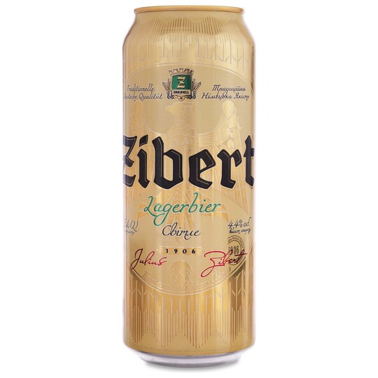Пиво св.Zibert 4,4% 0,5л з/б