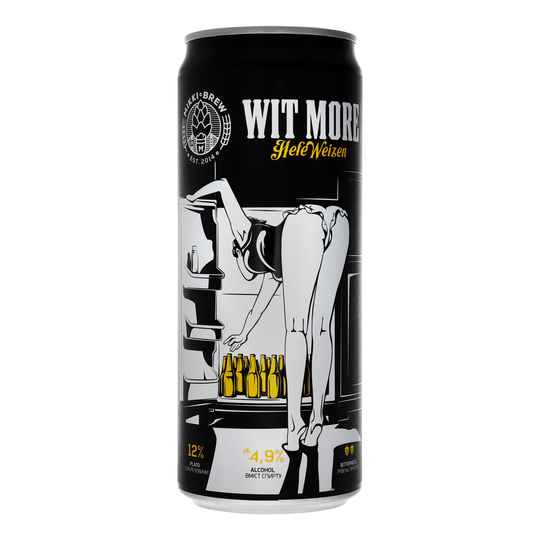 Пиво св.Mikki Brew Wit More 4,9%0,33лз/б