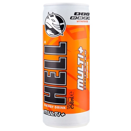 Напій енерг.Hell Multi + 0,25л з/б