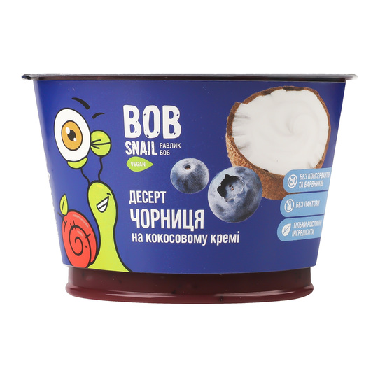 Десерт Bob shail кокос з чорн.ст.180 г