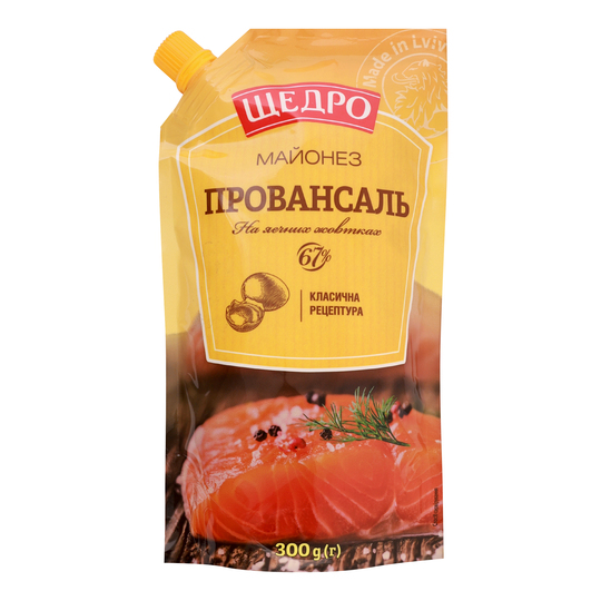 Майонез Провансаль 67% д/п Щедро 300г