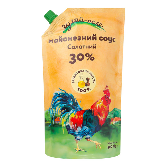 Соус майон. Салатний 30% Гуляй-поле 500г