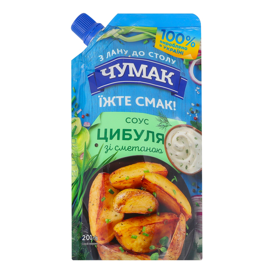 Соус Цибуля зі сметаною Чумак ДП 200г