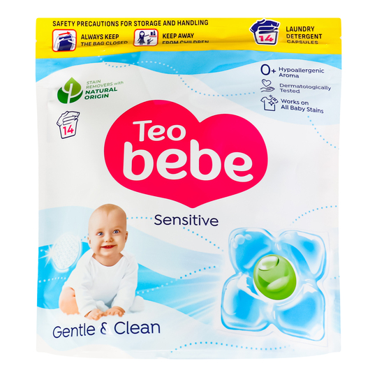 Капсули д/прання Teo Bebe Sensitive 14шт