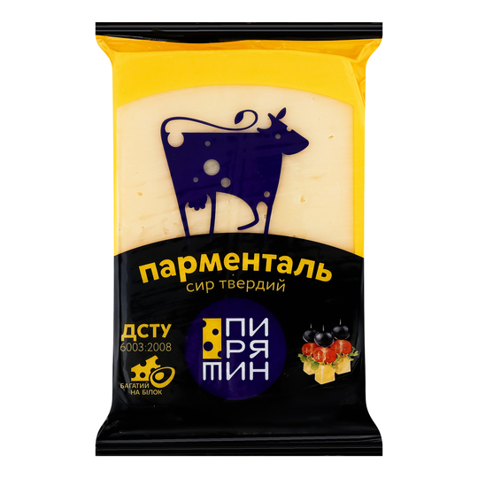 Сир н/т 40% Пирятин Парменталь бр.160г