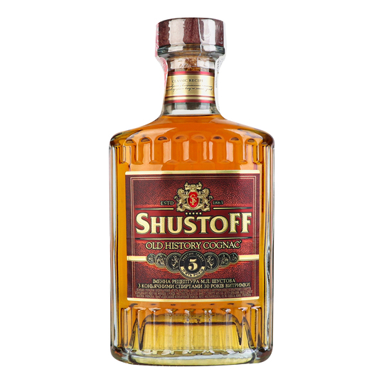 Бренді Shustoff Old History 5*40% 0,25л