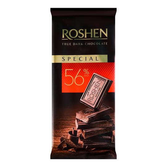 Шоколад чорний Special 56% Roshen 85г